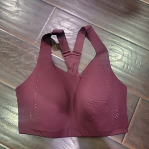Lululemon AirSupport Sports Bra High Support Plumful Maroon Size 36DDD
